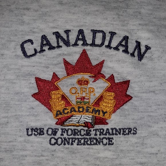 Canada * Police Use of Force Conference* Academy EUC * T-shirt, Medium * Ontario - Picture 1 of 8